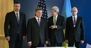 Встреча украинских оппозиционеров с Джоном Керри